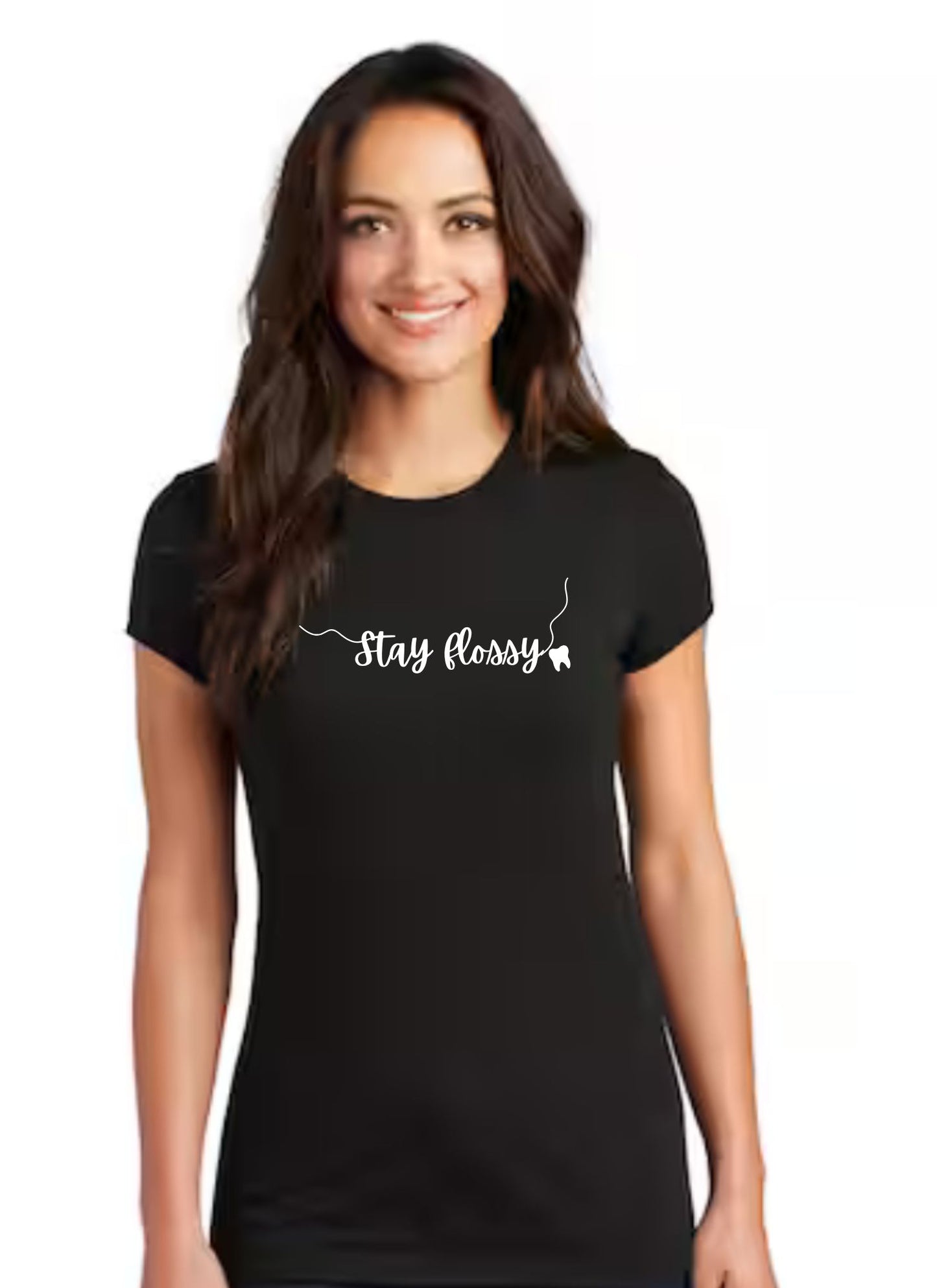 Stay Flossy RDH (Tight fit/stretchy/women shirt)