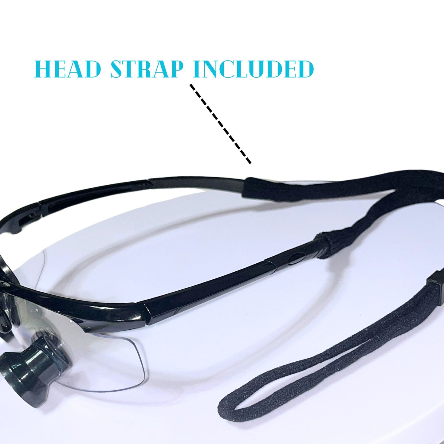 Silver Loupes With Wireless Headlight. DeeTect Wireless Loupes