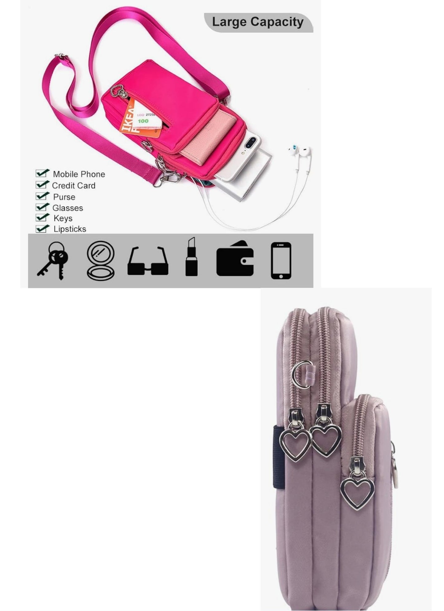 Cross body bag for Dental Professionals (small). Stay Flossy