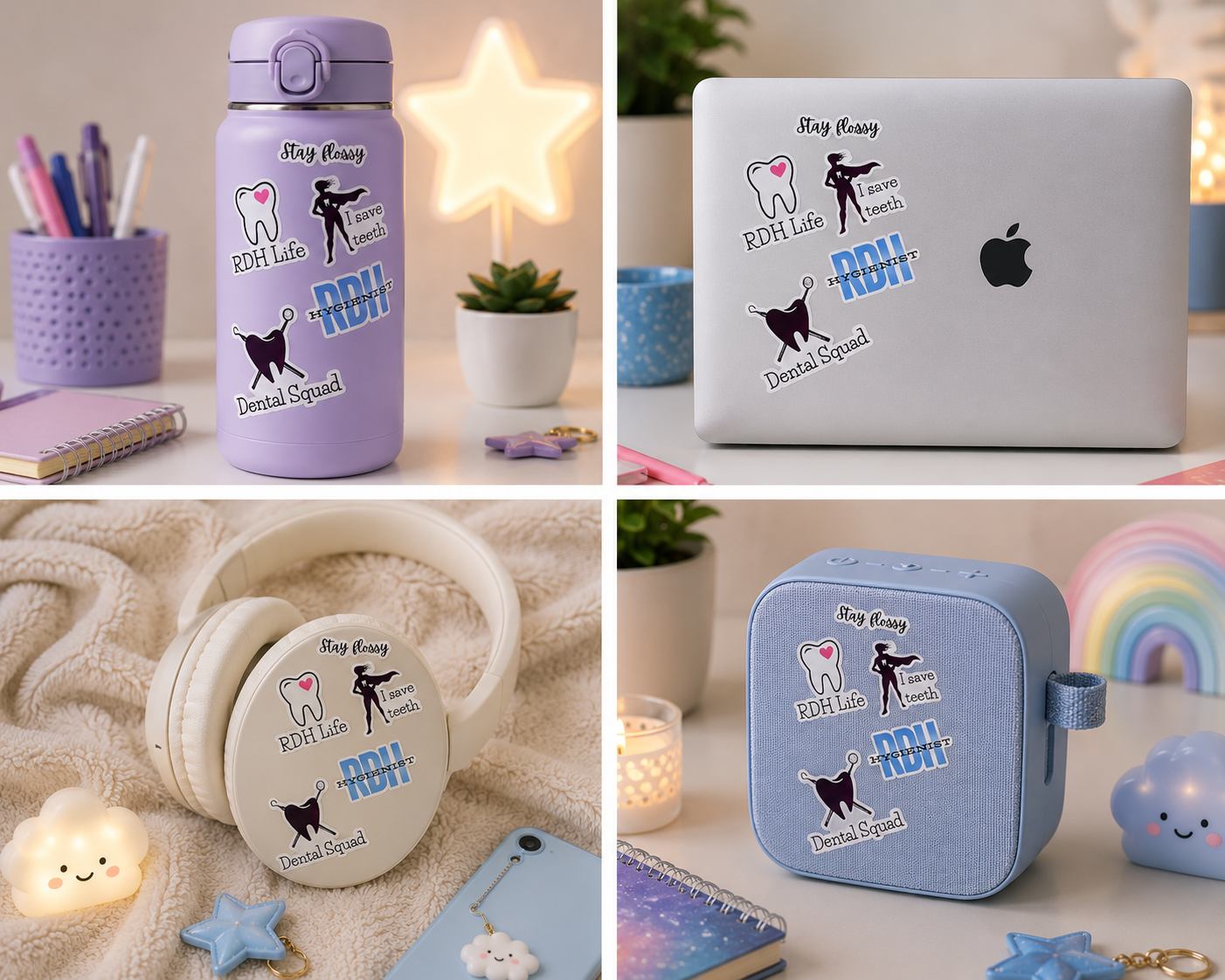 Dental Stickers 5 pack, Style 4