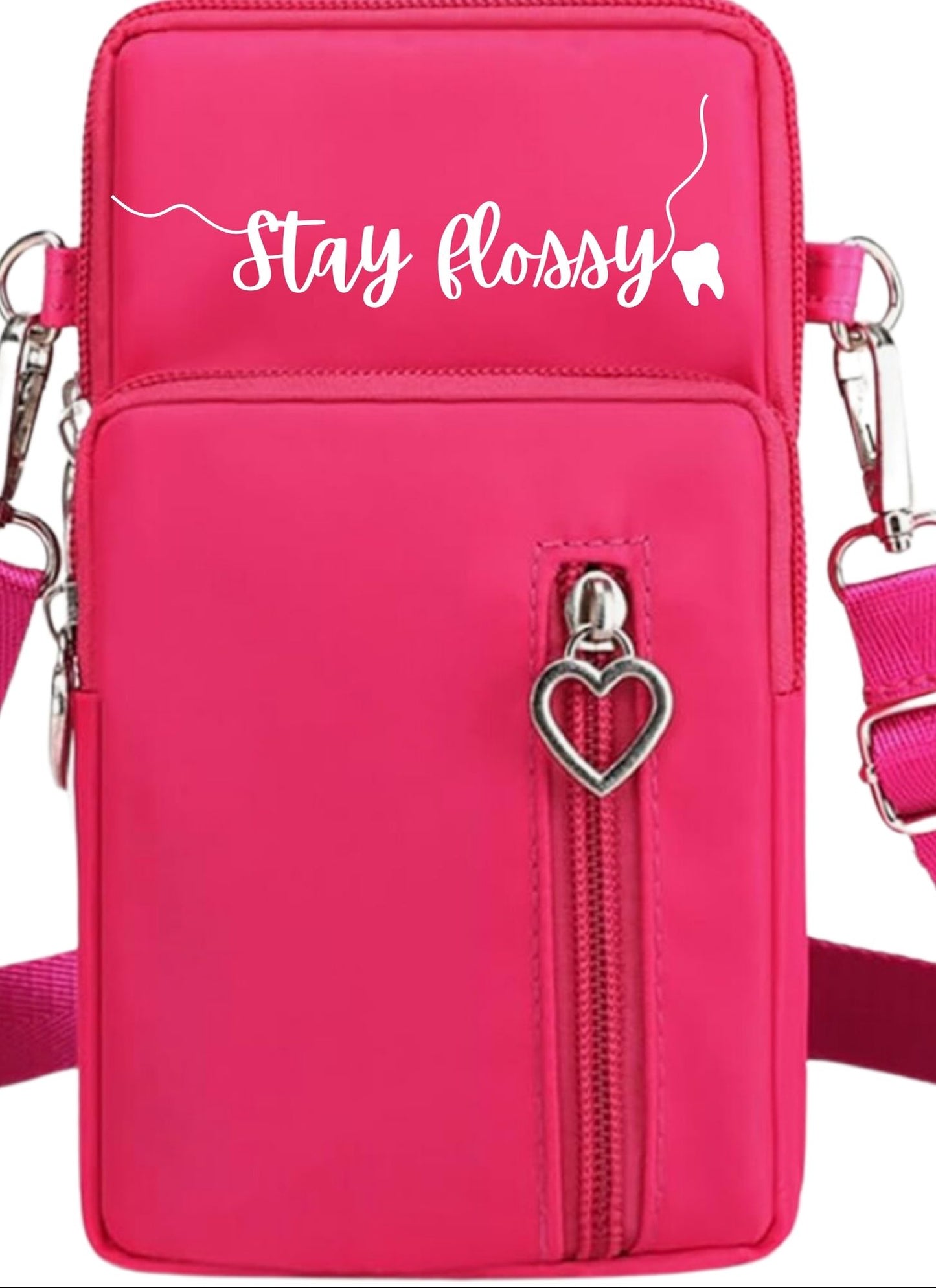 Cross body bag for Dental Professionals (small). Stay Flossy