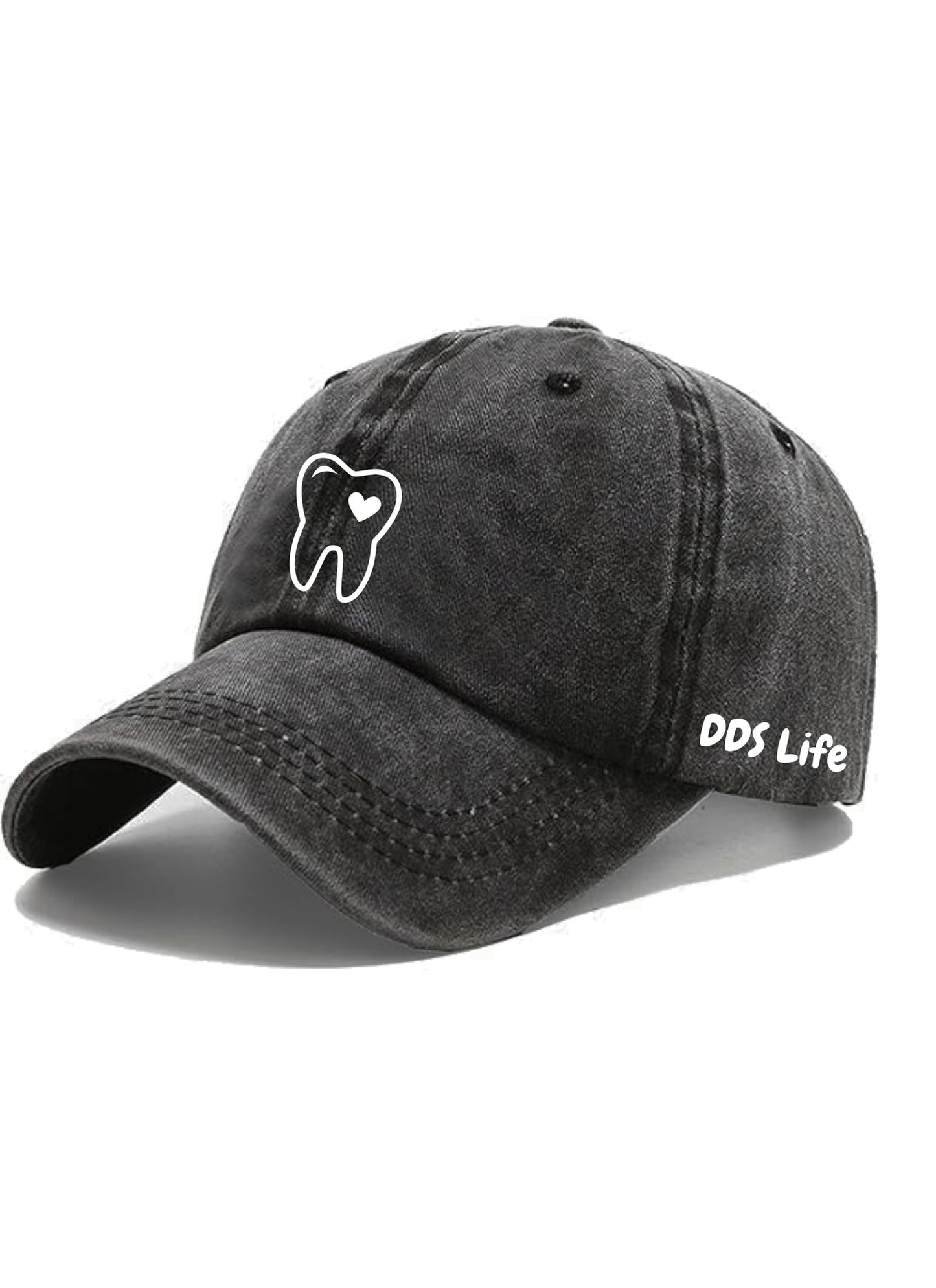 Washed Black with Dental Heart