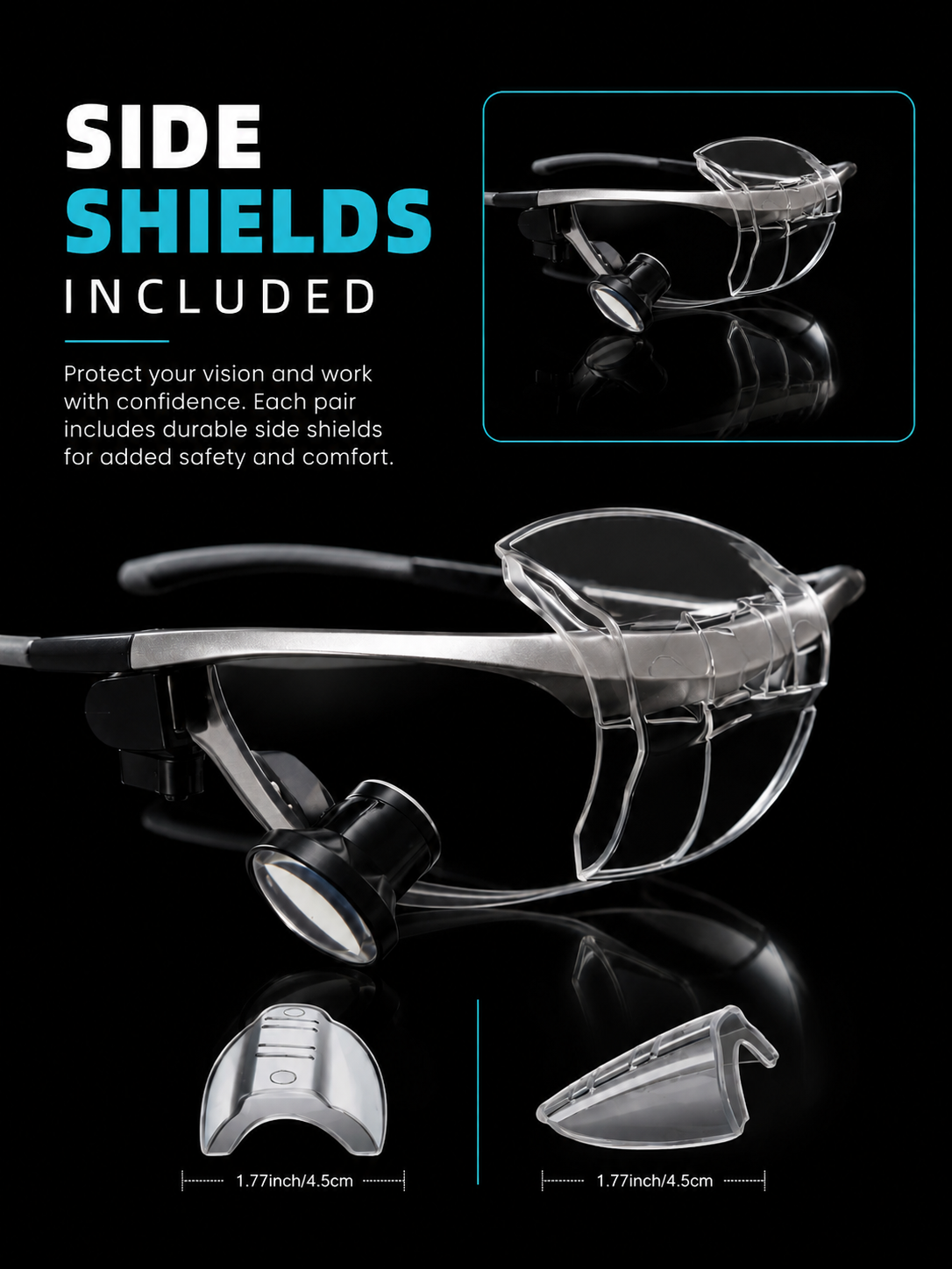 Blue Loupes With Wireless Headlight 2