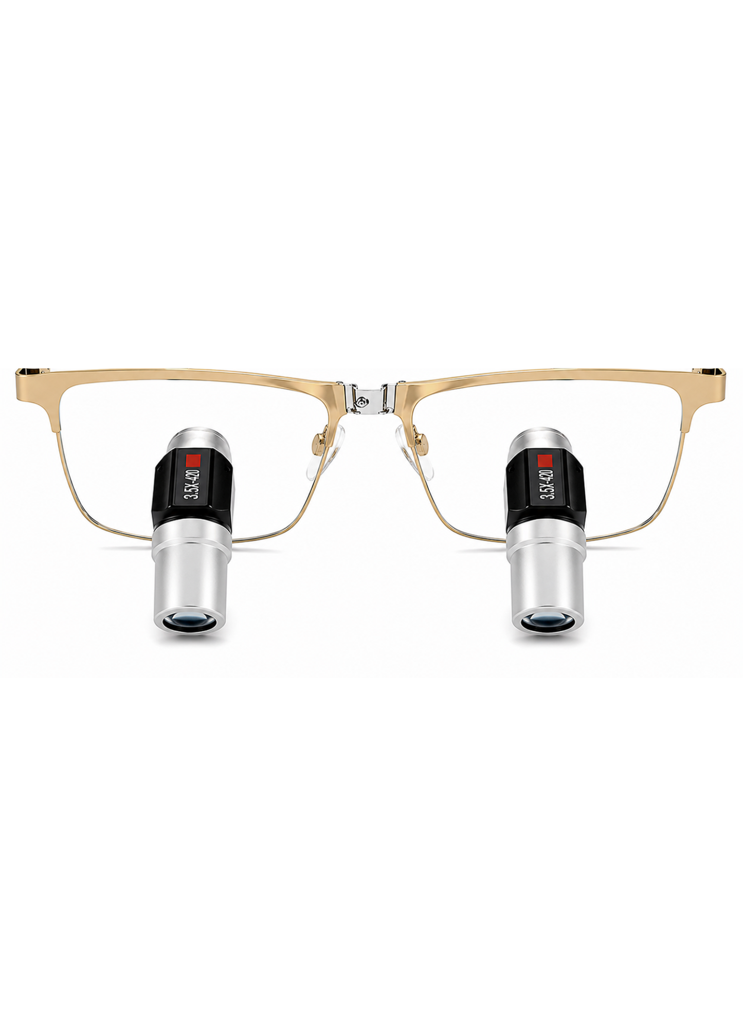 DeeTect Easy Ergos Wireless Loupes (Yellow Gold) Square frame