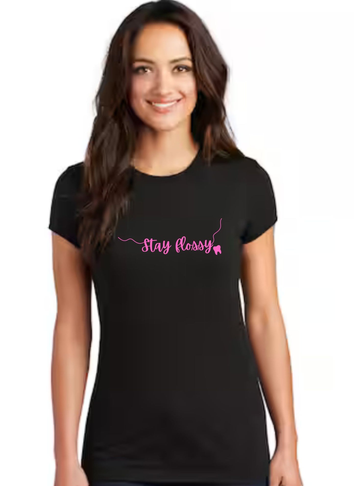 Stay Flossy RDH (Tight fit/stretchy/women shirt)