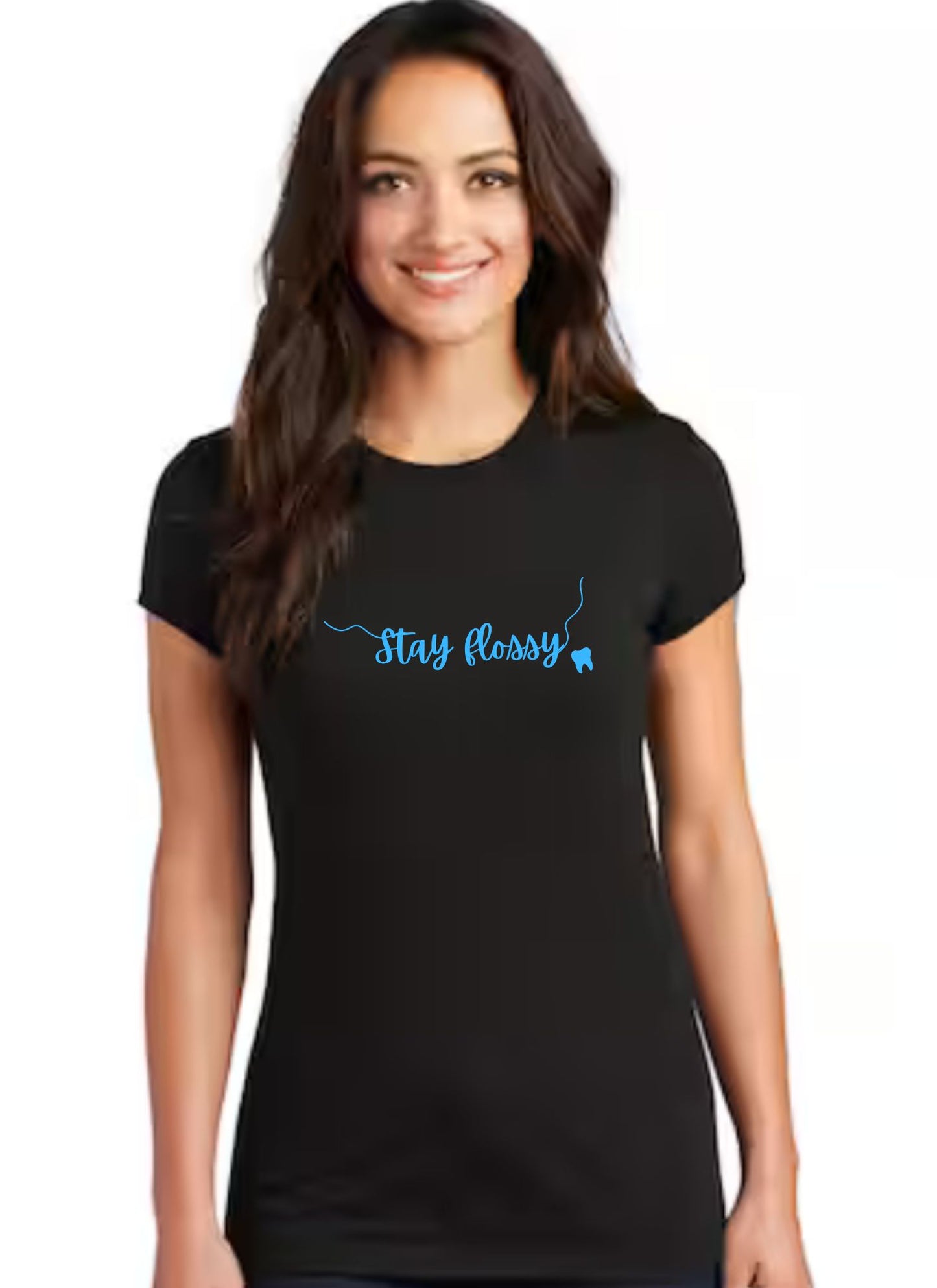 Stay Flossy RDH (Tight fit/stretchy/women shirt)