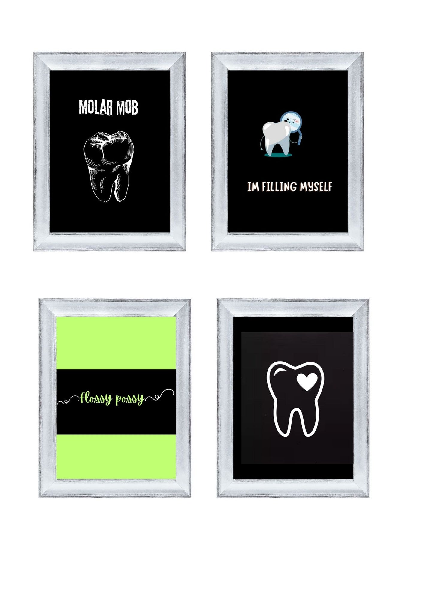 Dental Vibes 4 Pack Frame Set