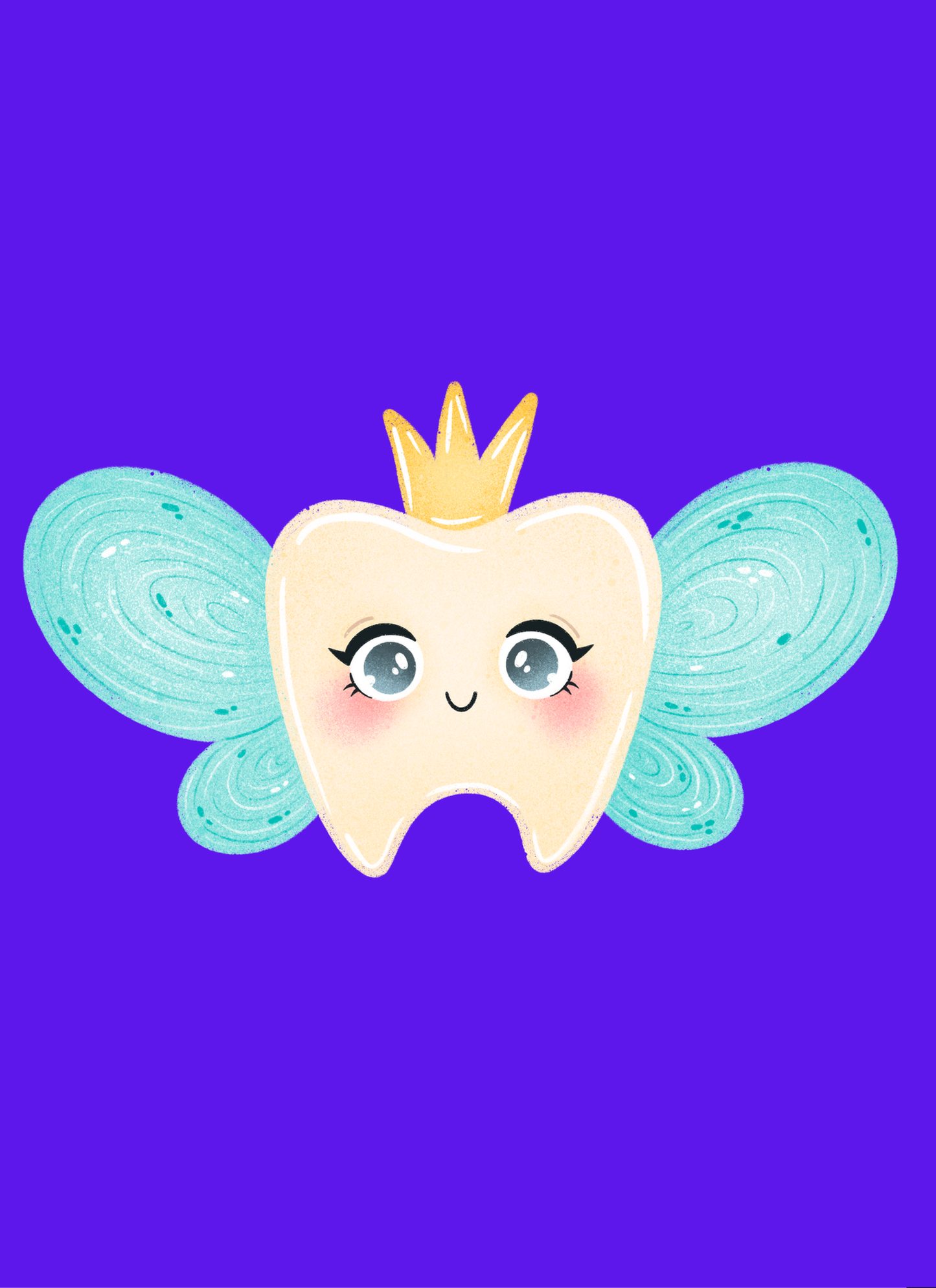🦷✨ Tooth Character Fun Pack – 4 Pack (Kids Dental Wall Art)