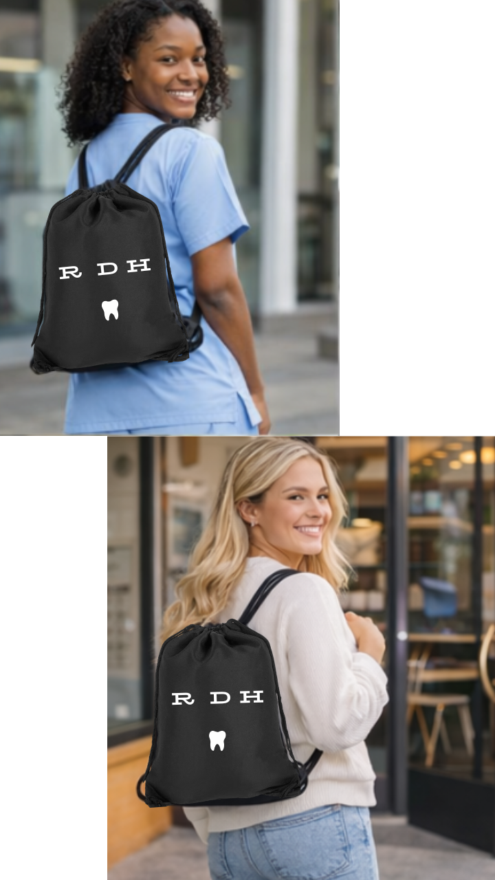 🦷 Dental Staff Drawstring Bag – Style 15