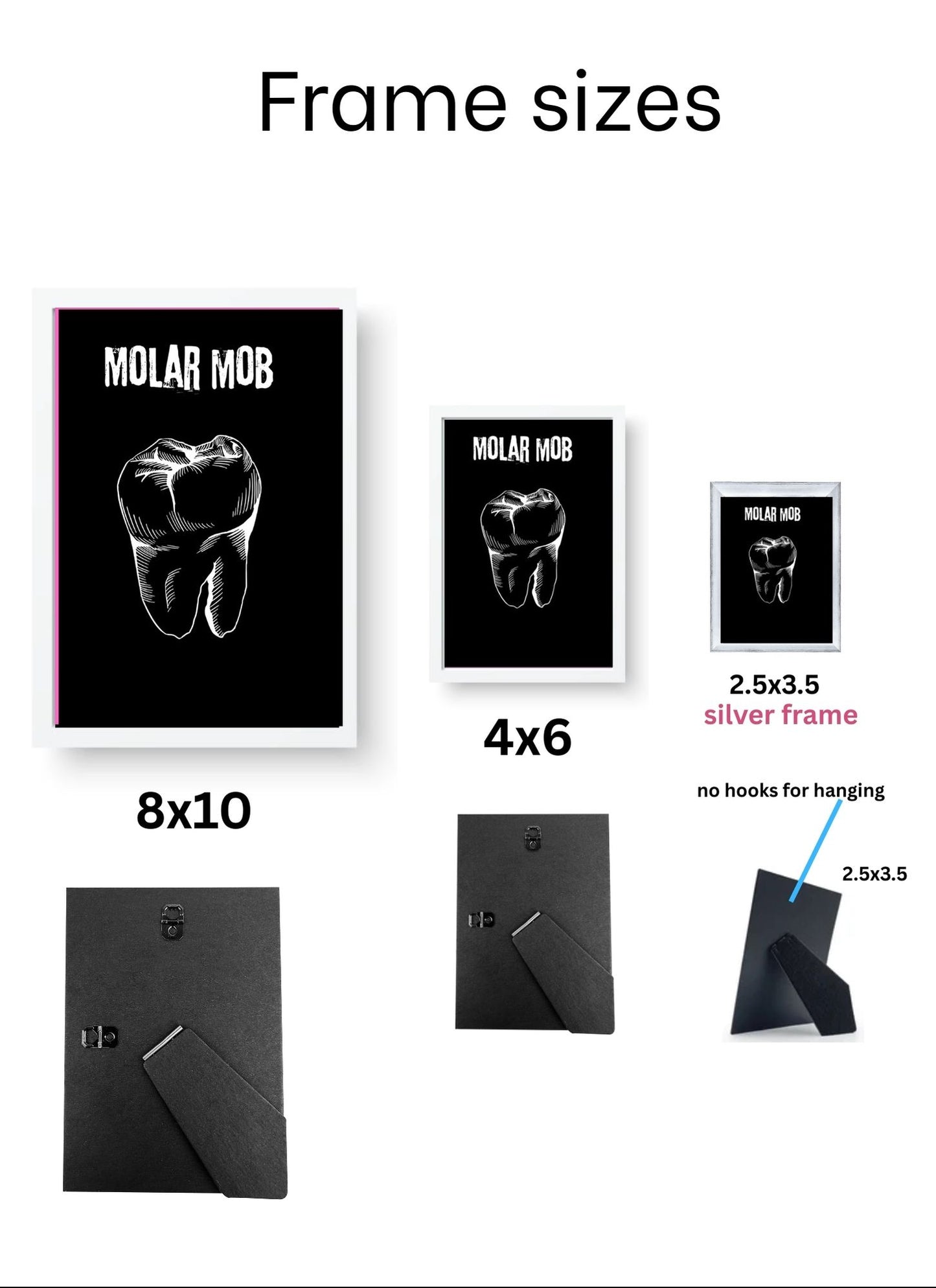 Dental Vibes 4 Pack Frame Set