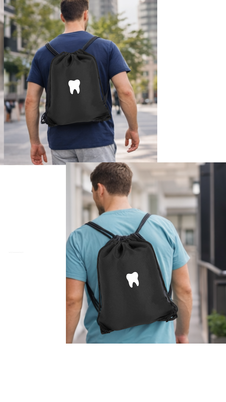 🦷 Dental Staff Drawstring Bag – Style 9