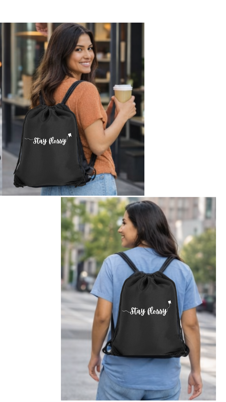 🦷 Dental Staff Drawstring Bag – Style 2