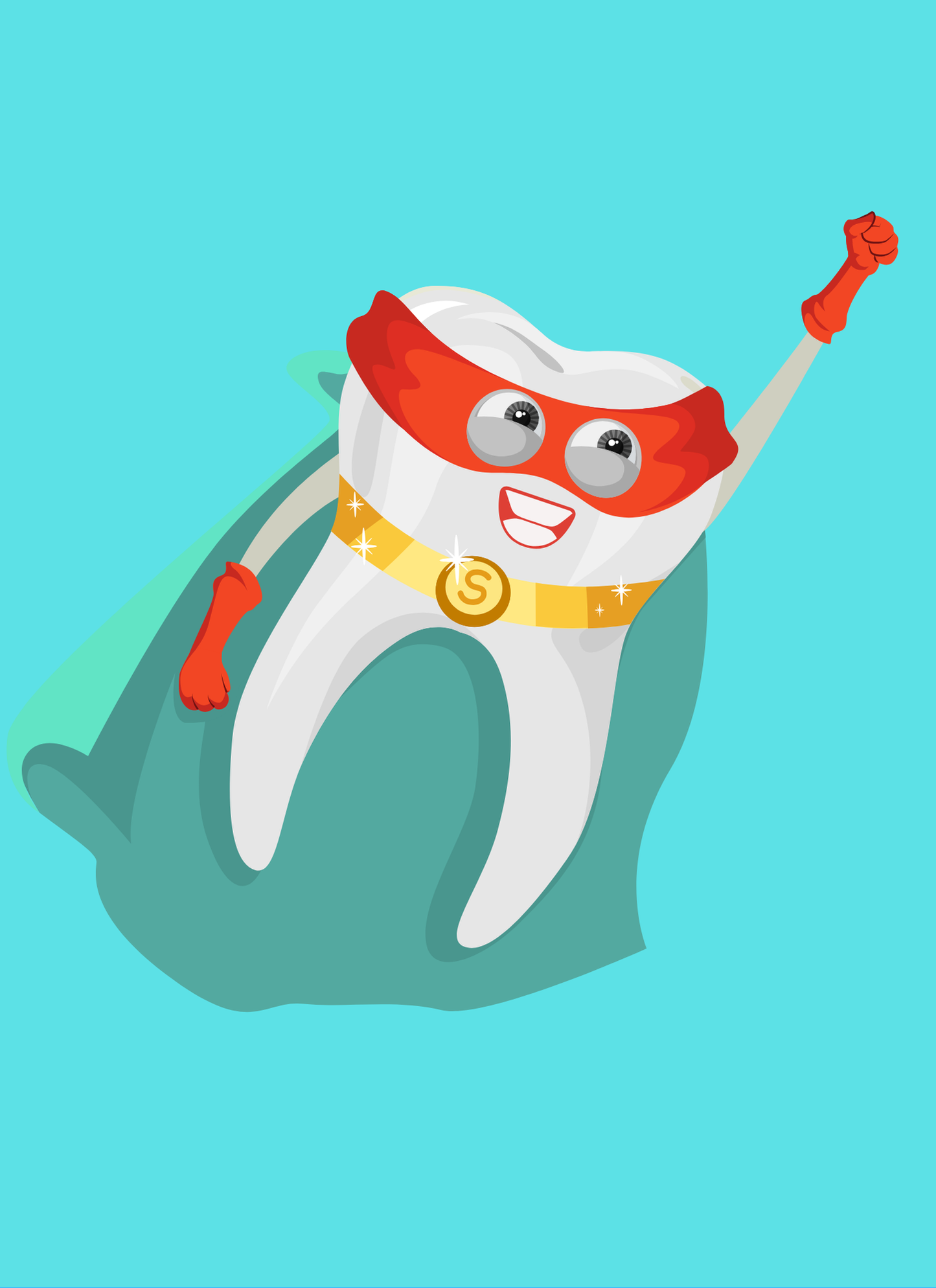 Pediatric Smiles Art Set – 4-Pack Framed Kids Dental Décor