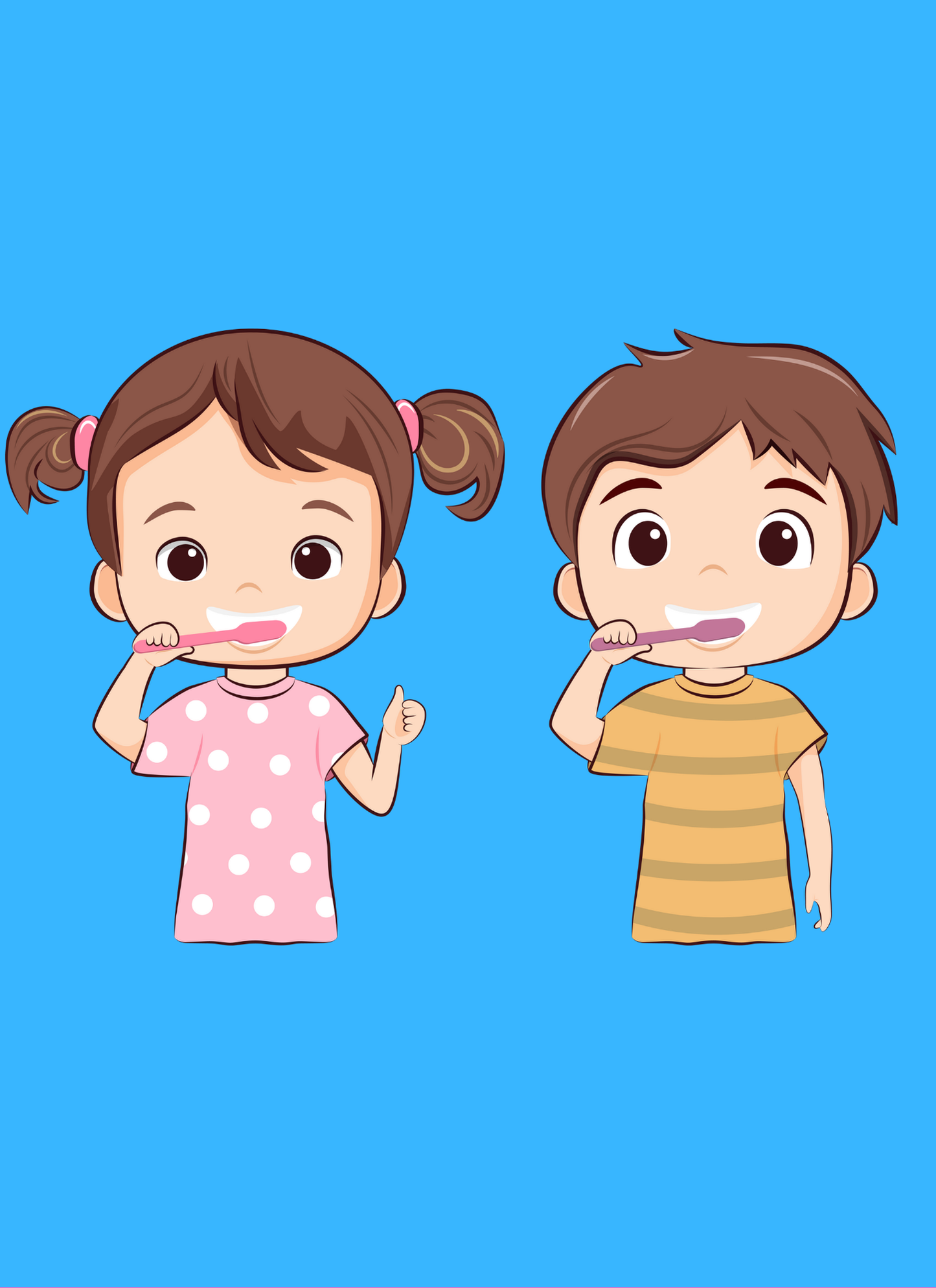 Pediatric Smiles Art Set – 4-Pack Framed Kids Dental Décor
