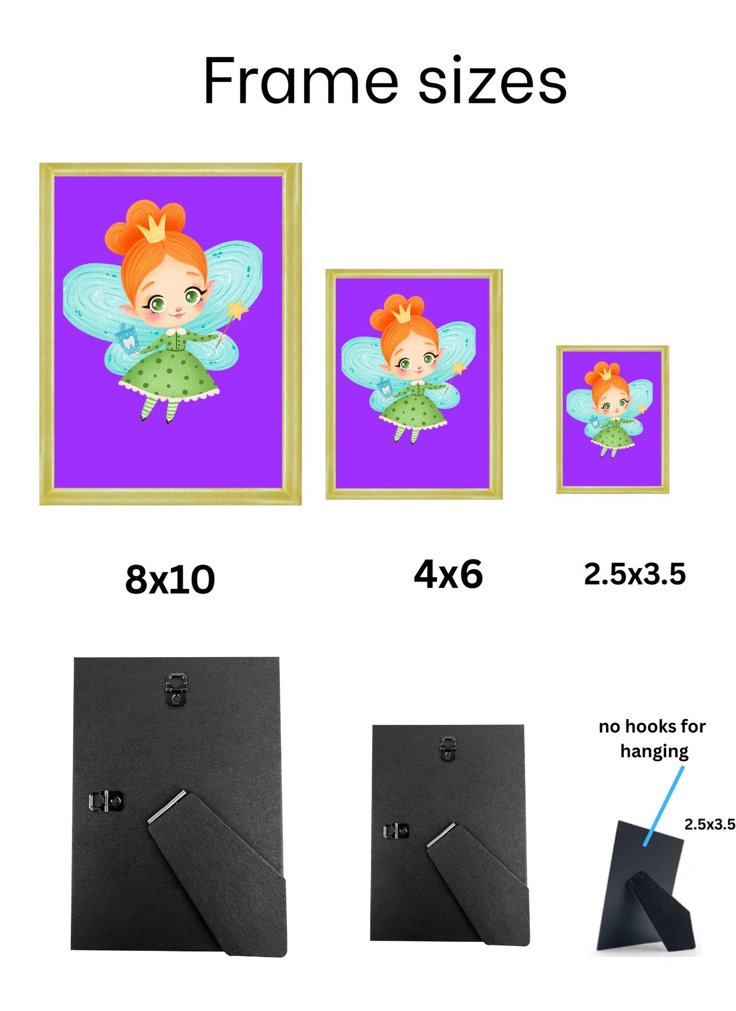 Tooth Fairy Magic Frame (4 pack)