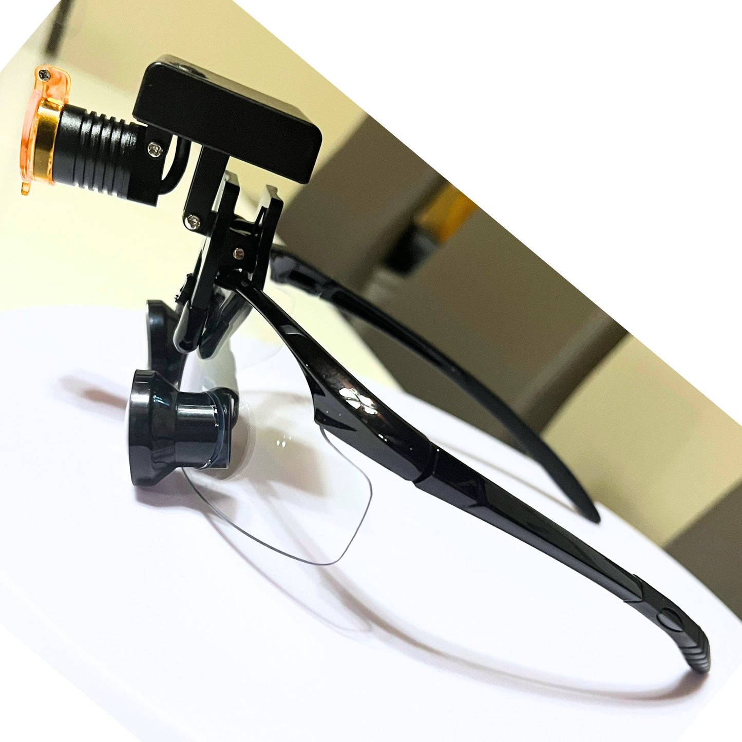 Black Loupes with Wireless Headlight