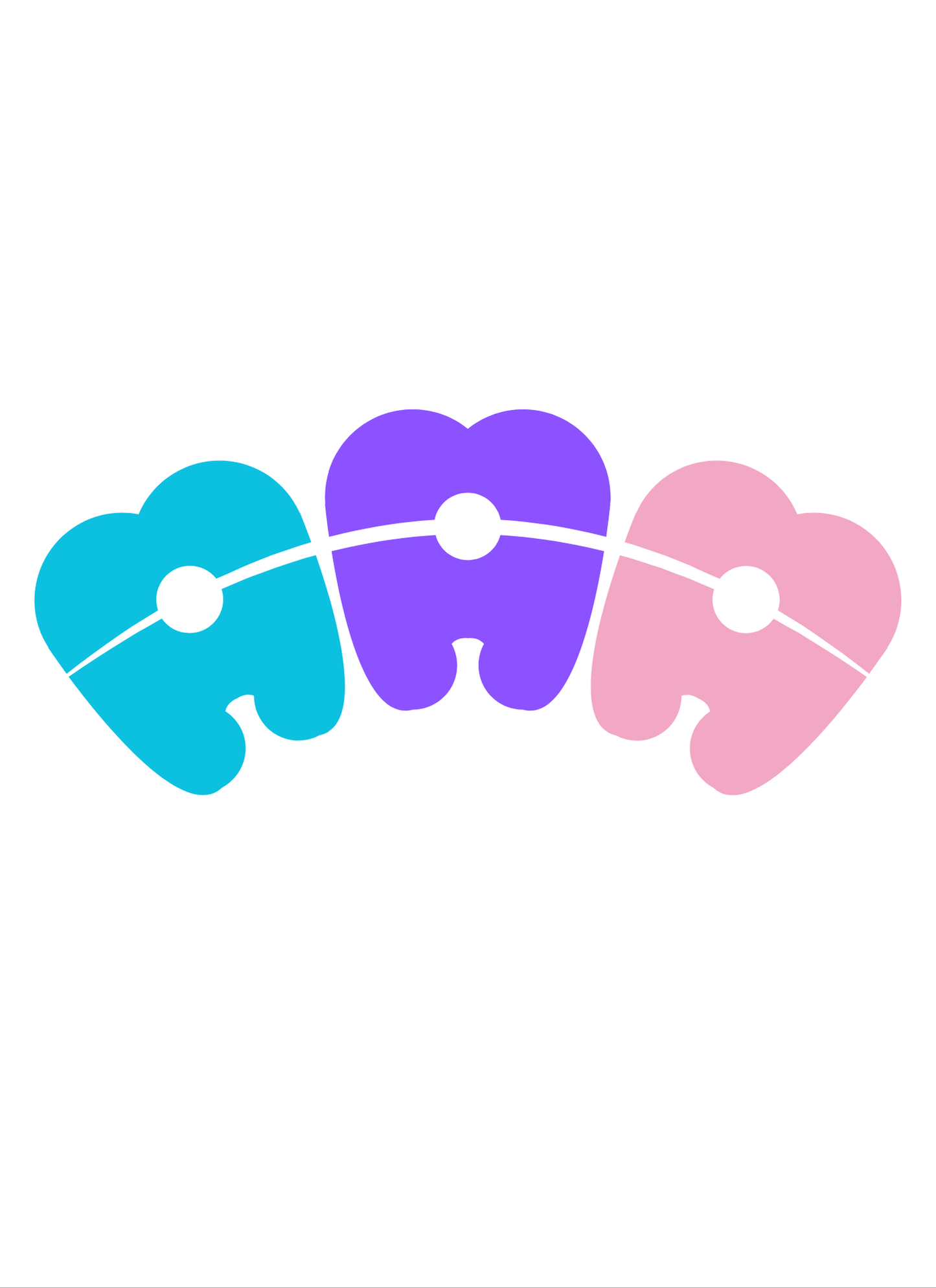 Orthodontic Braces Wall Art Set Dental Decor for Orthodontist Office