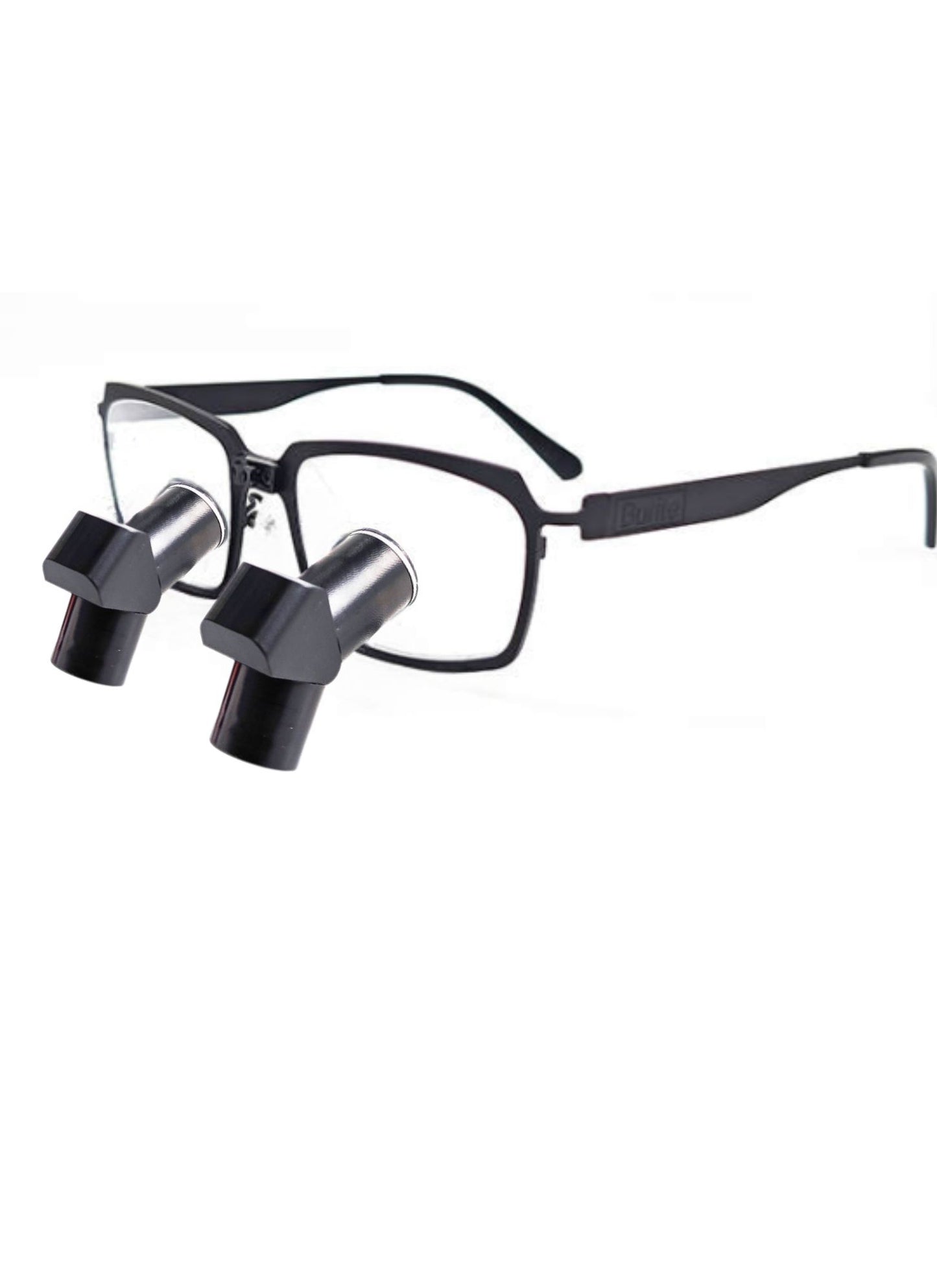 DeeTect Ergonomic loupes (Black Frames Style 2) With wireless headlight