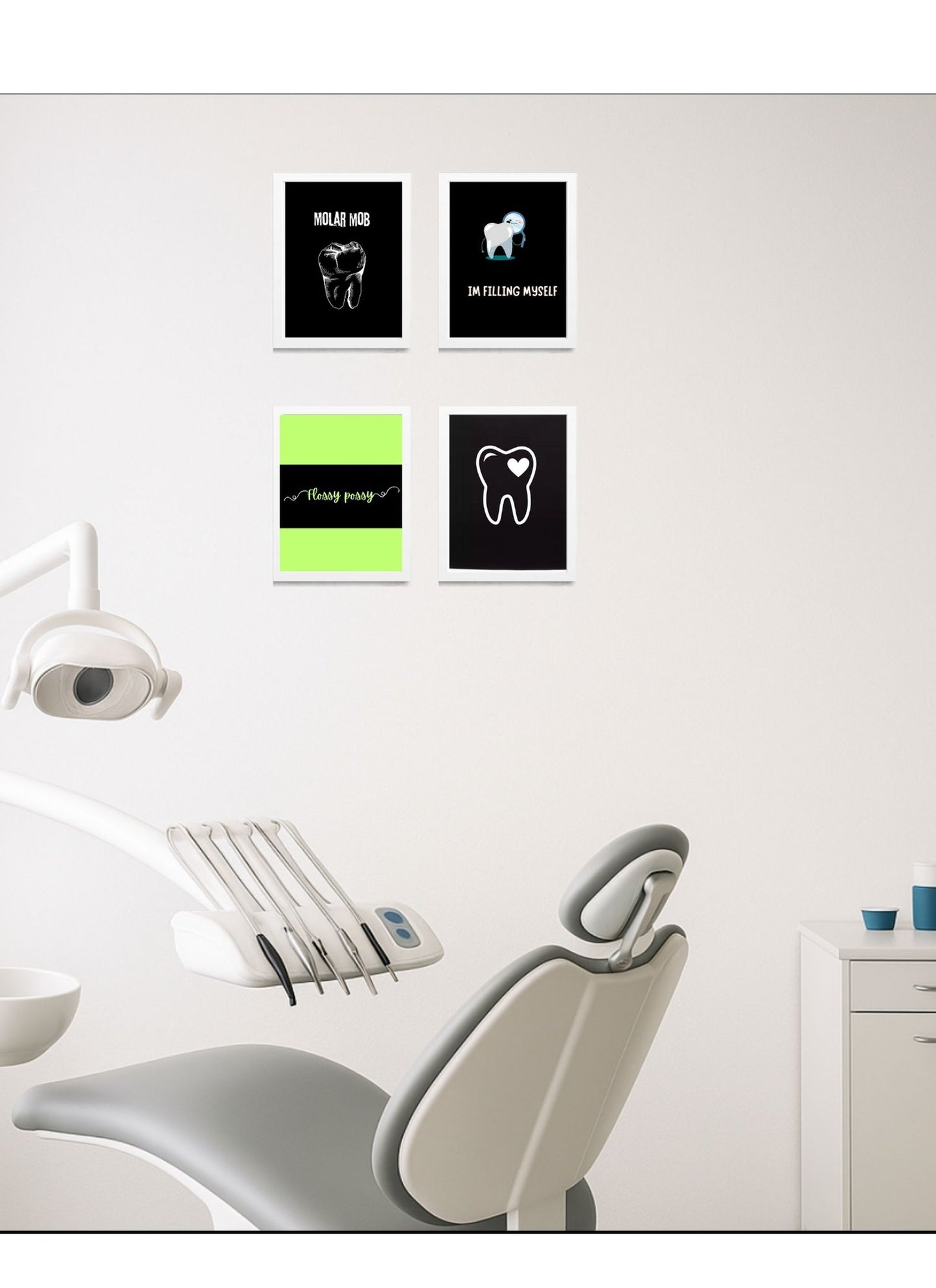 Dental Vibes 4 Pack Frame Set