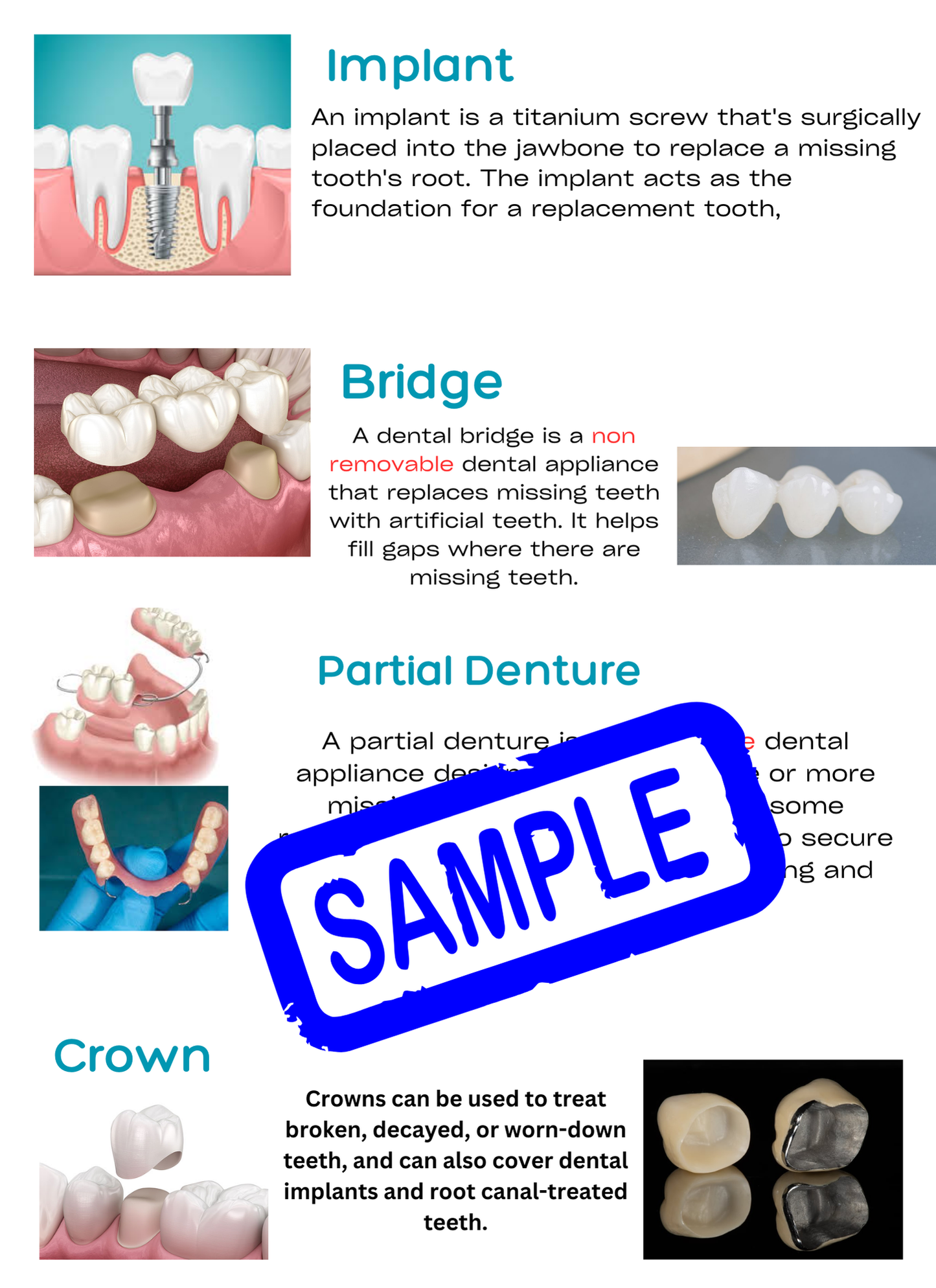 Tooth Talk HandyBook (Dental Education Catalog for patients)