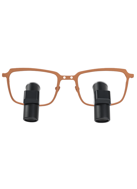 DeeTect Ergonomic Loupes (Bronze Frames) With wireless headlight