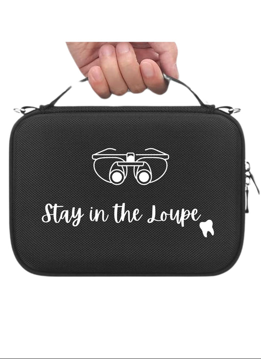 Carrying Case/Bag for Dental Loupes and accessories. Stay In the Loupe