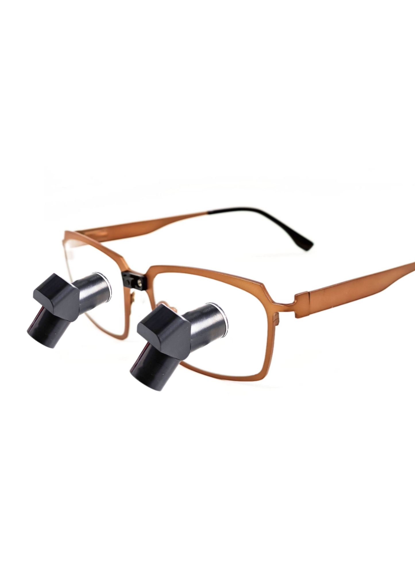 DeeTect Ergonomic Loupes (Bronze Frames) With wireless headlight