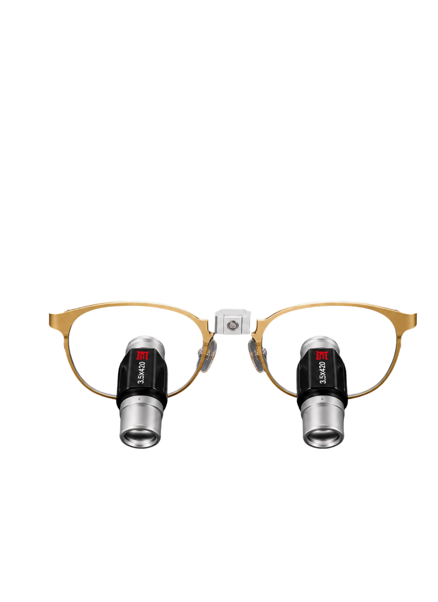 DeeTect Easy Ergos Wireless Loupes (Moon Yellow) Round Frame.