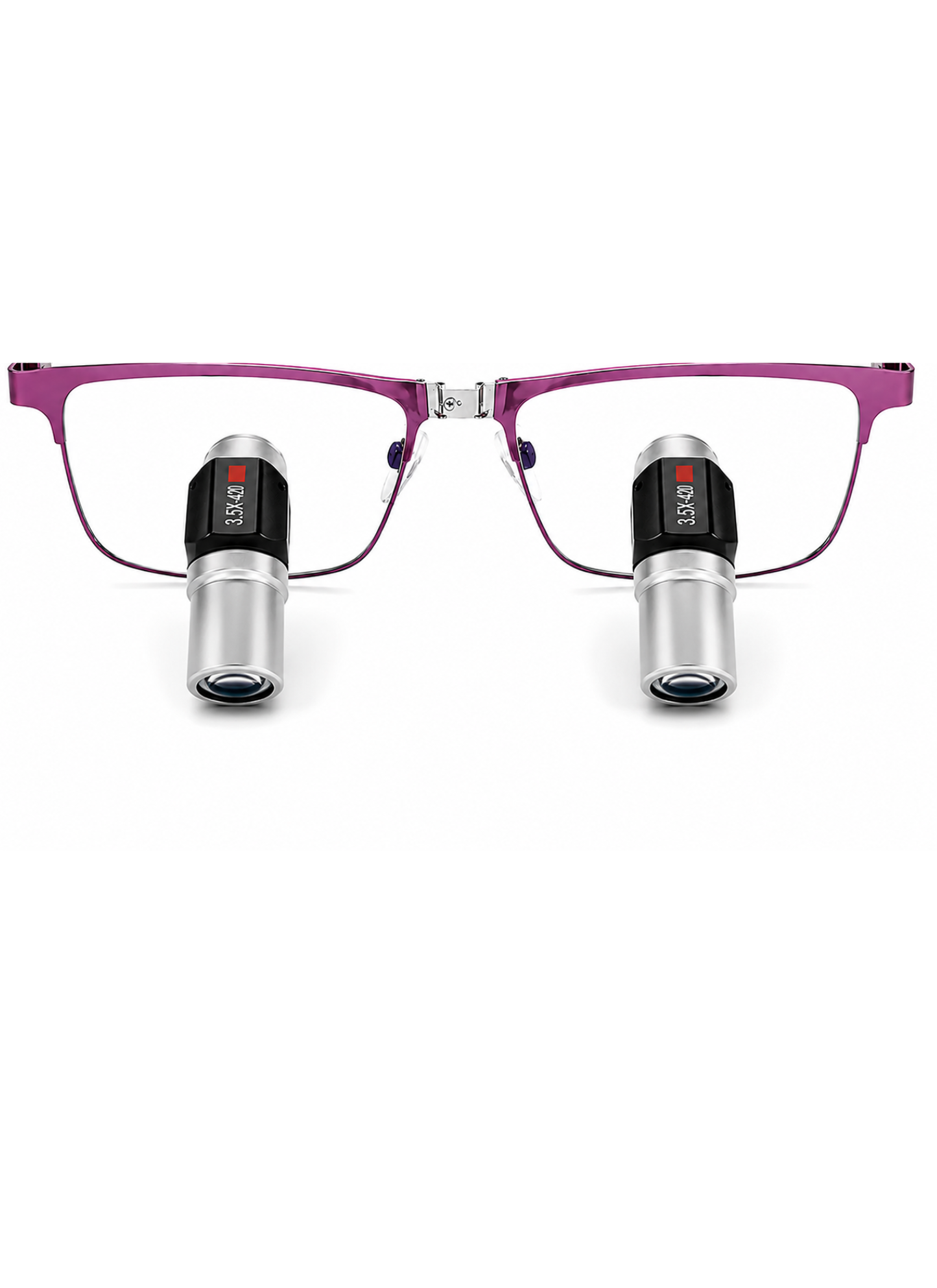 DeeTect Easy Ergos Wireless Loupes (Purple Rose) Square frame