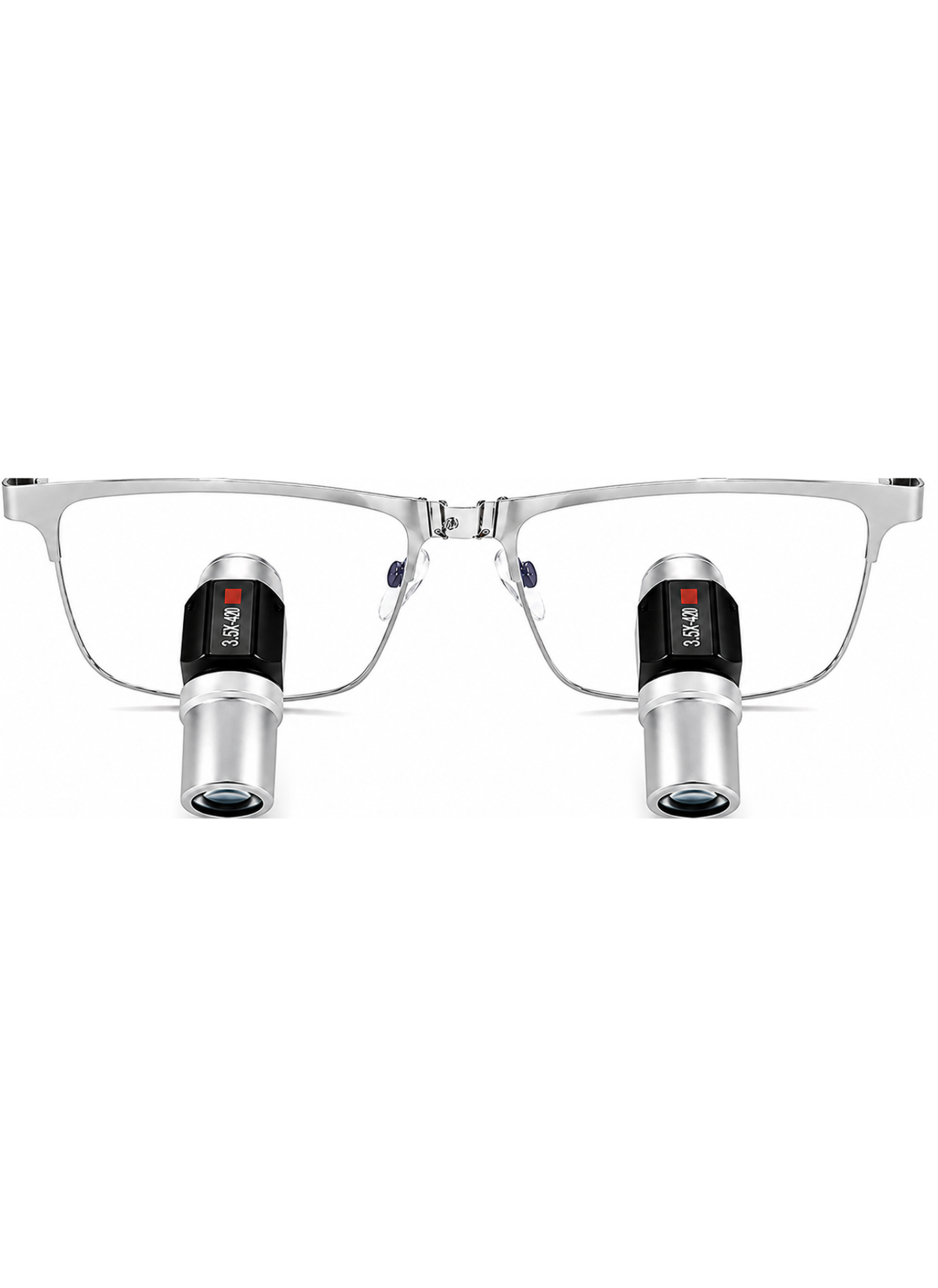 DeeTect Easy Ergos Wireless Loupes (Silver) Square frame
