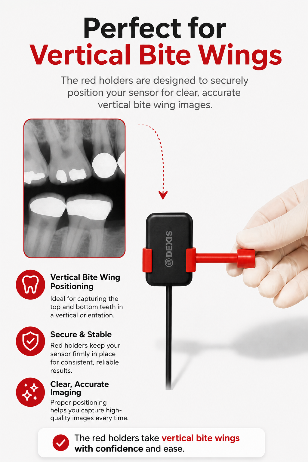 4-Pack VERTICAL Bitewing Holders