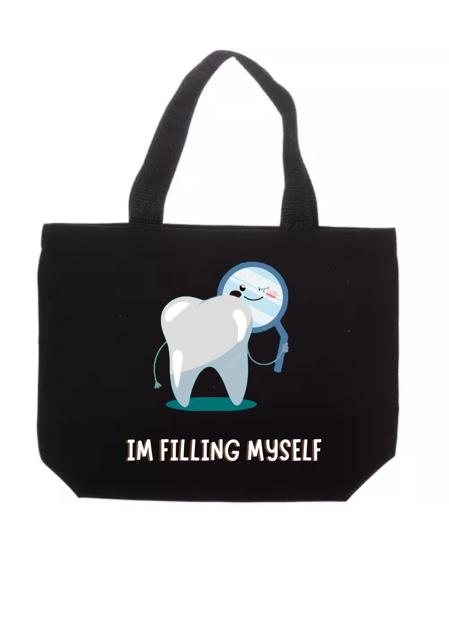Dental Tote Bags. To show off dental profession. Im filling myself.
