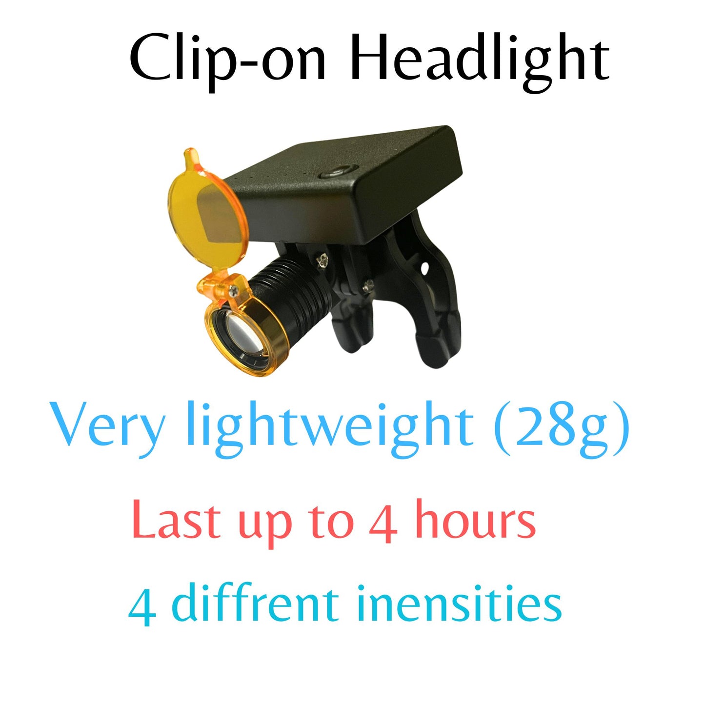 Black Loupes with Wireless Headlight