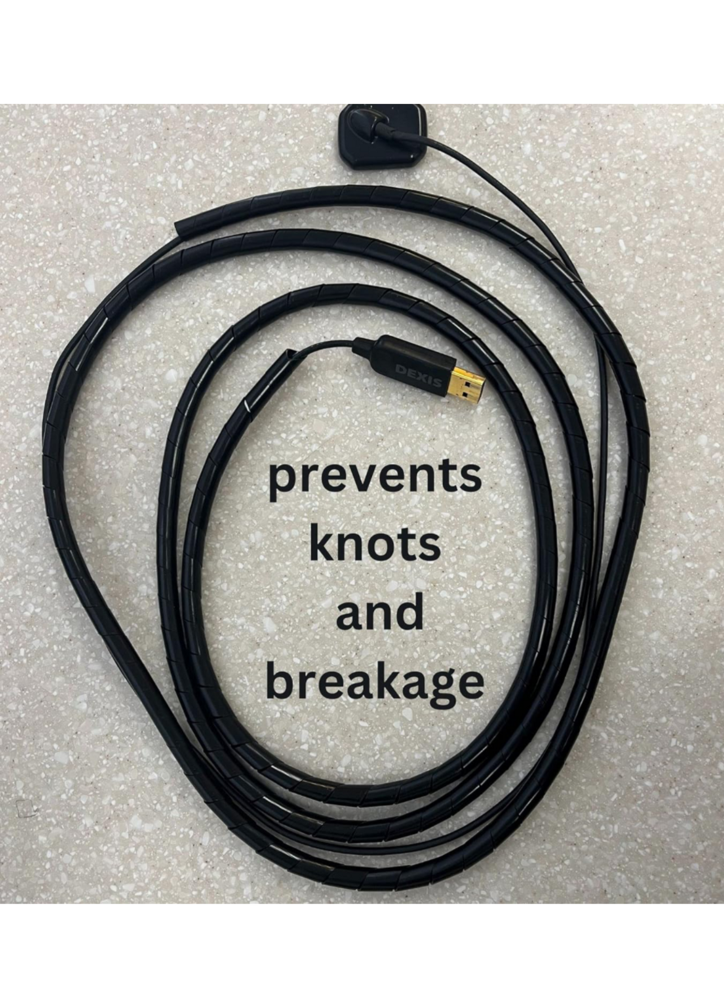 Digital Xray Sensor Protector. (Black Protector Hose). Protection for Dental xray sensors. Protects Wire for Sensor.