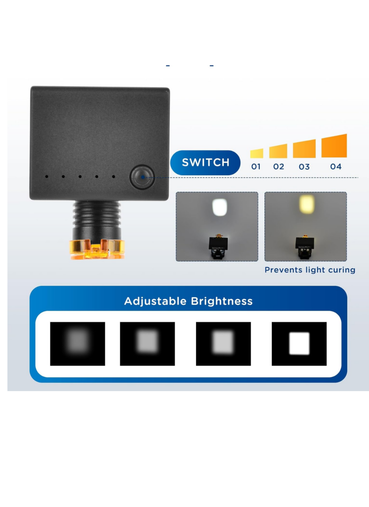 Wireless Headlight for loupes with custom name.