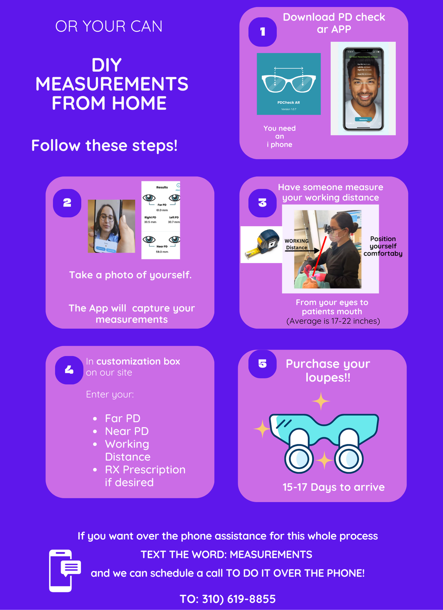 DeeTect Ergonomic loupes. Wireless Model 1